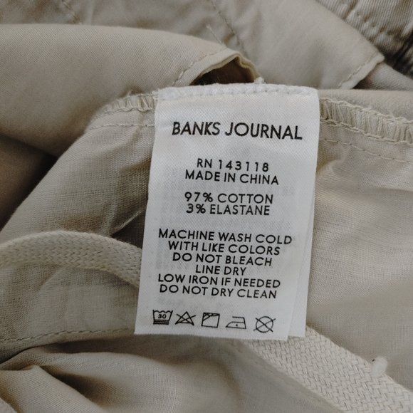 BANKS JOURNAL SUPPLY WALKSHORT, BONE MENS 28 - Picture 10 of 10